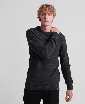 Superdry Keystone Crew Neck Férfi Ugró Szürke | NZURS4216